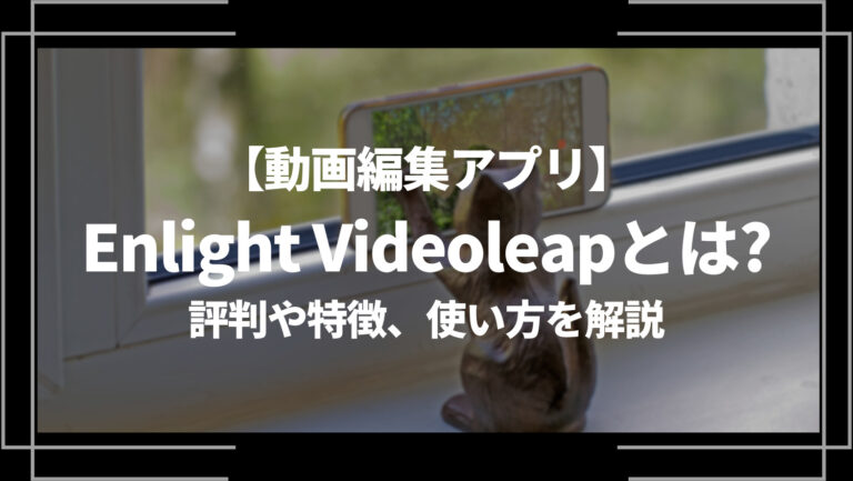 動画編集アプリEnlight Videoleapとは？評判や特徴、使い方を解説
