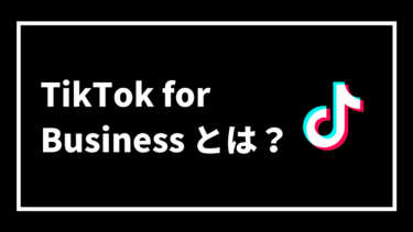 運用型広告TikTok for Businessとは？特徴や掲載面をご紹介